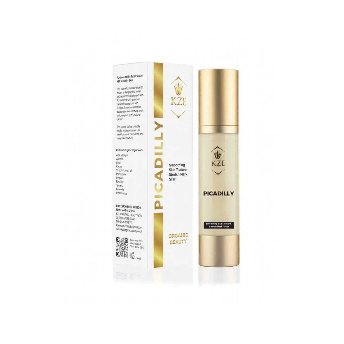 Picadilly Organic Scar Cream by KZE Organic Beauty
