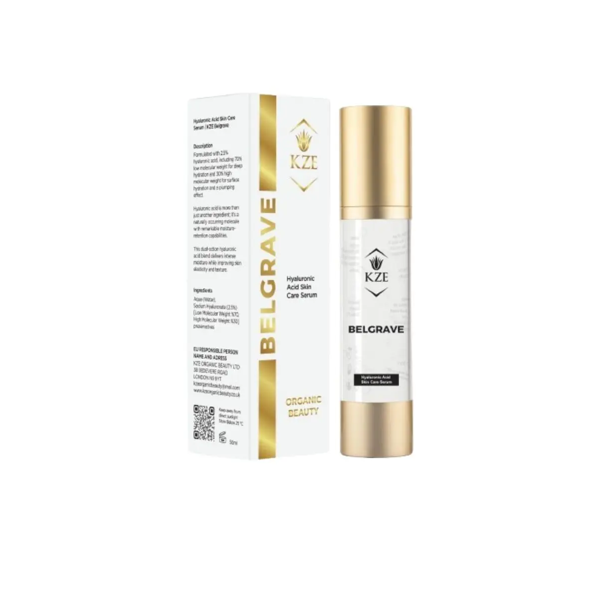 Belgrave Hyaluronic Acid Serum - KZE Organic Beauty